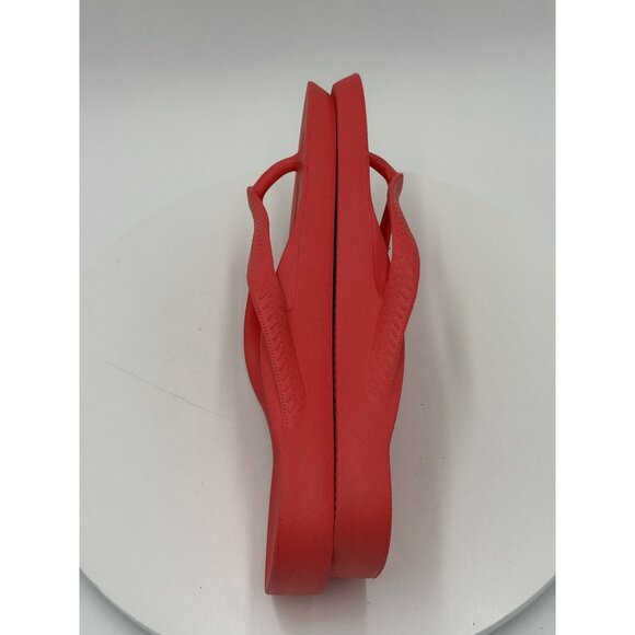 Archies Unisex Arch Support Flip Flops Thong Sandal Coral Mens 10/Women’s 11 - Picture 5 of 7